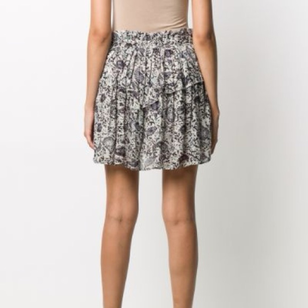 Isabel Marat Etoile Paisley Print Mini Skirt